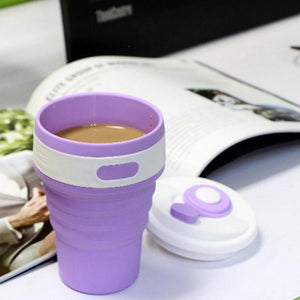 COLLAPSIBLE SILICONE TRAVEL CUP